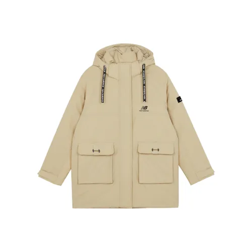 New Balance совместный бренд Пуховик Зимний Женский Хаки