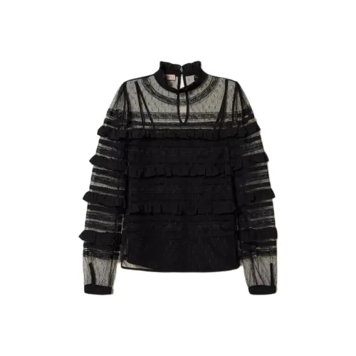 TWINSET Milano Рубашка Женская Черная