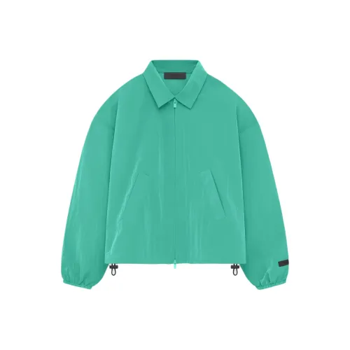 Fear of God Essentials SS24 Drop2 WOMEN'SS Оболочка Bomber Куртки Пальто Женские Лист мяты Лист мяты