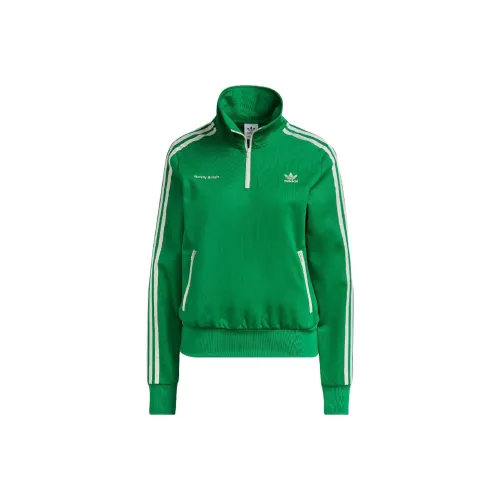 Adidas Originals SPORTY RICH Collaboration Куртка Женская Зеленая