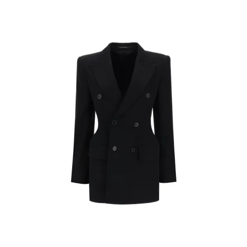 Balenciaga Куртки и Пальто Стандартный крой Женская Весенняя Верхняя одежда Черный