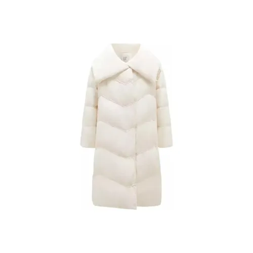 JZ. ANNAKRO Пуховик Женский Натуральный Белый