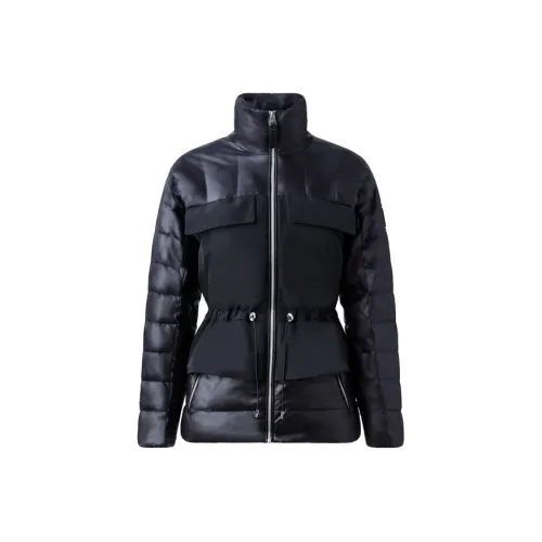 MACKAGE FW22 Однотонный Воротник-стойка Пуховик Женский Черный