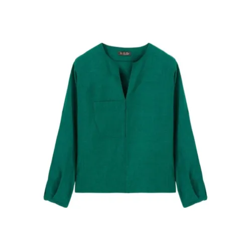 Loro Piana Зеленые Женские Рубашки