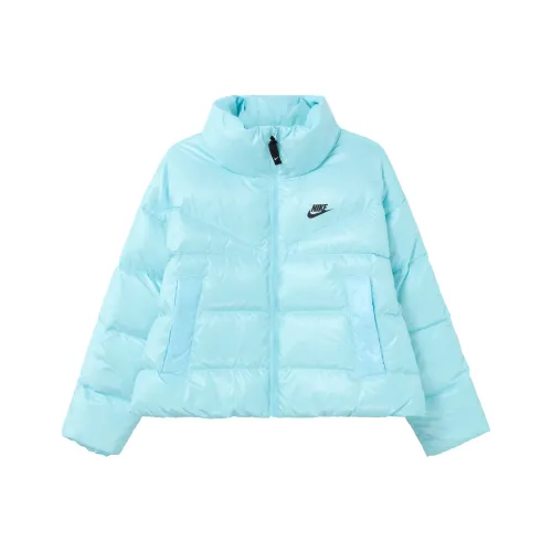 NIKE Синие Женские Пуховики