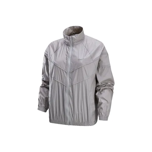 Nike Swoosh WINDRUNNER Куртки и Пальто Женские Светлый Лимон Асфальтовый Серый