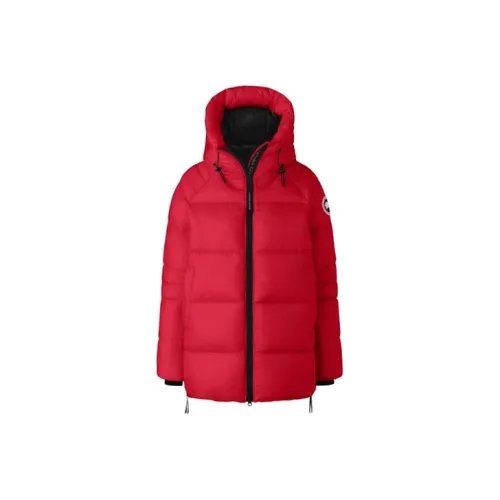 Canada Goose пуховик PARKA пальто зимний женский красный
