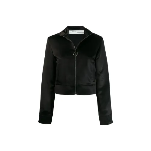 Off Белый черный Женские Куртки