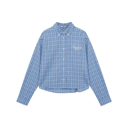 D'zzit Синий Женские Рубашки