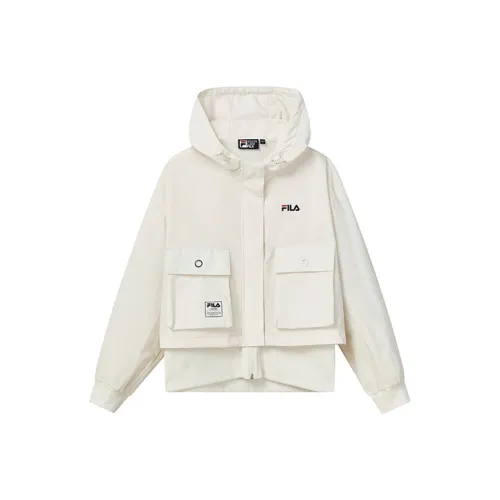 FILA Куртка Осенняя Женская Jade Rabbit Белая