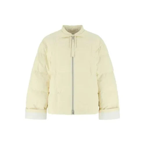 JIL SANDER Желтая Женская Пуховая Куртка