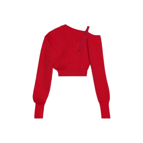 Jacquemus Красный/Красный Женская Трикотажная Одежда