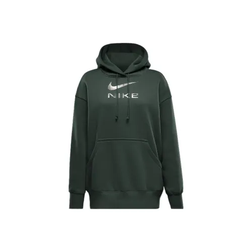 nike Sportswear Phoenix Fleece Толстовка Женская Винтажный Зеленый