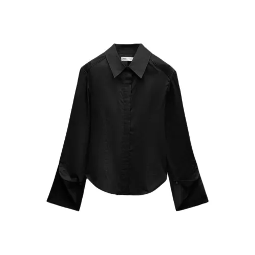 ZARA Черные Женские Рубашки