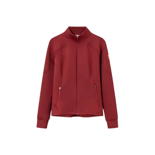 ANTA Все Погода Куртки Пальто Женские Темно-розовый Красный