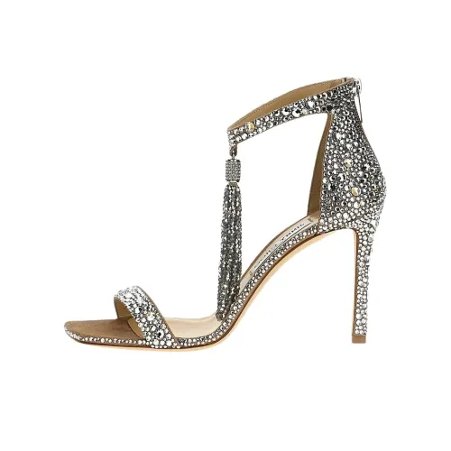 Jimmy Choo Vinca one Ремень Сандалии 10,5 см Женские Серебряные