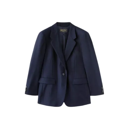 Loro Piana SS24 Belia Куртка Куртки и Пальто Женские Морской Синий