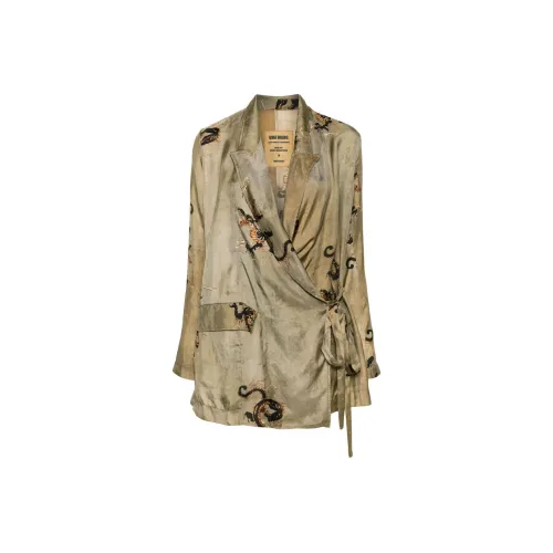 UMA WANG SS24 Куртки и Пальто Женские Спаржа Зеленый