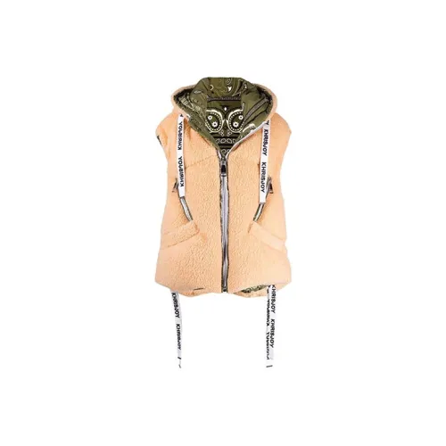 KHRISJOY Orange Women's Down Vest KHRISJOY Оранжевый женский пуховый жилет