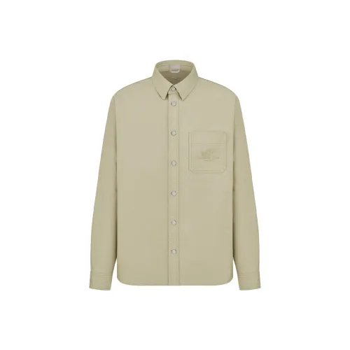 DIOR Бежевые Мужские Рубашки