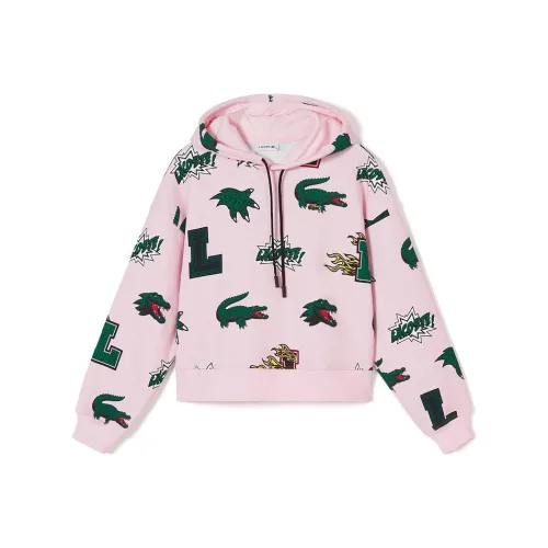 Толстовка LACOSTE Collaboration Женская Розовая