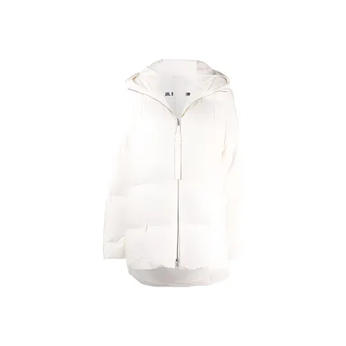 JIL SANDER Белый Женские Пуховики