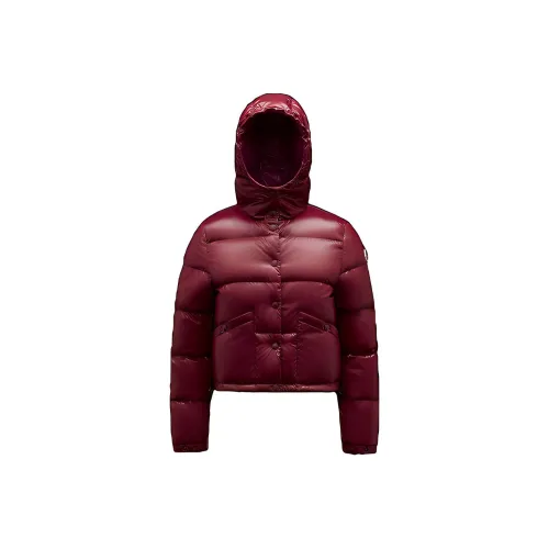 Moncler Пуховик Зимний Женский Красный