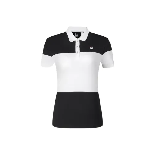 FILA Поло Женское Нефритовый Белый