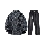 Set (Top 02 Black + Pants Black)  
Комплект (Топ 02 Черный + Штаны Черные)