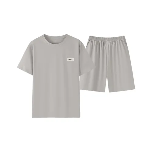 Городская красота Pajama Комплект Удобный Универсальный Классический Модный BASICS Мужской Двухкомпонентный Набор