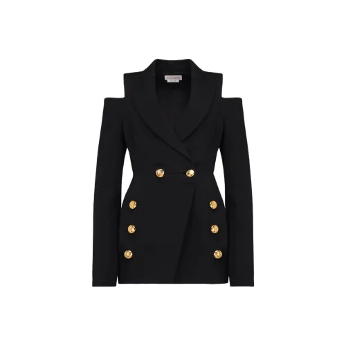 Alexander McQueen SS24 Куртки и Пальто Женские Черные