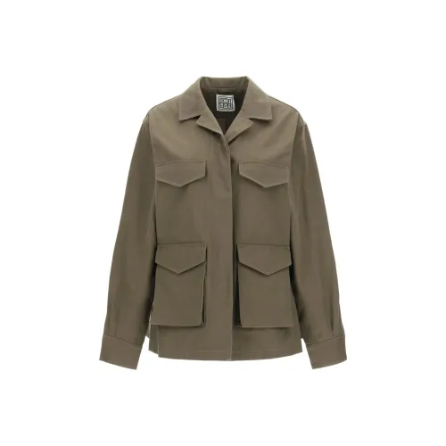 TOTEME Куртка Женская Хаки Зеленая