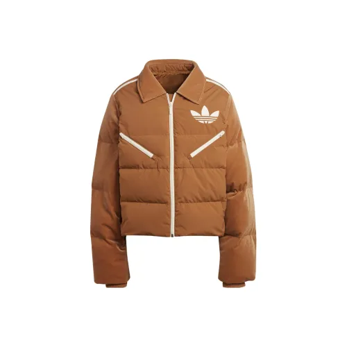 Adidas Originals ADICOLOR HERITAGE NOW Пуховик Зимний Женский Коричневый