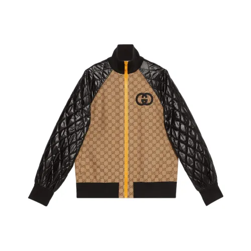 GUCCI RE Нейлон Коричневый Женские Куртки