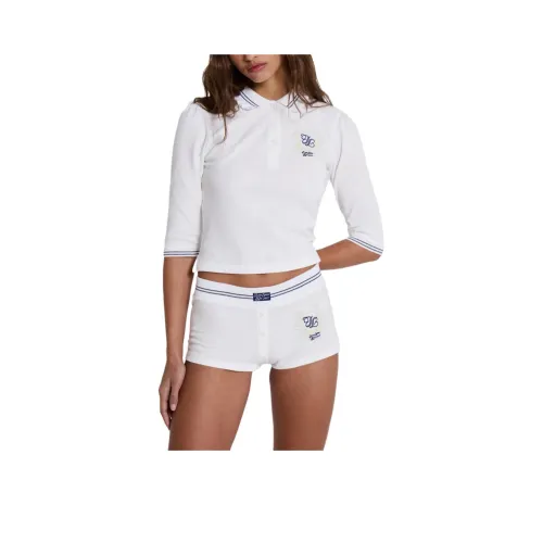 Jaded London JL Поло Женское Белое