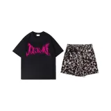 Тигровый принт, шорты + черный гипсофил, призрачный