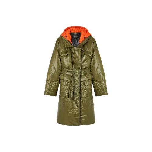 VERSACE Пуховик Женский Зеленый
