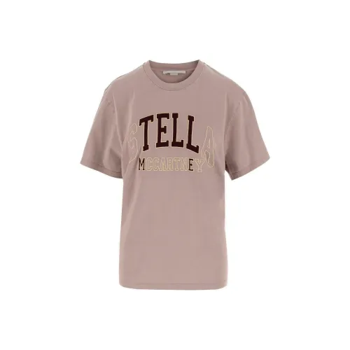 Stella McCartney T-Shirt Женская Серый Розовый