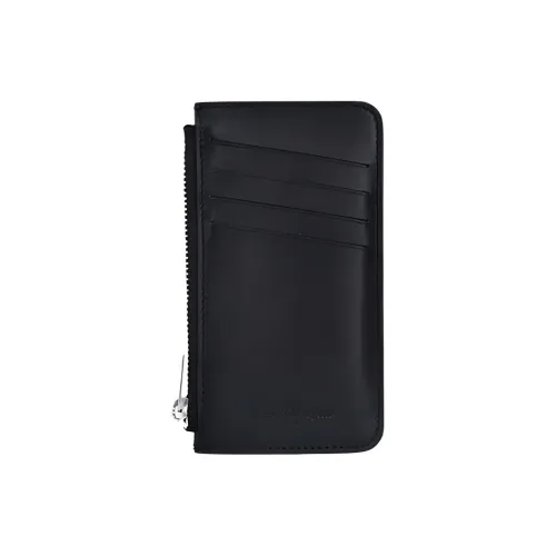 Maison Margiela Гладкая кожа Держатель для карт и кошелек Унисекс Черный