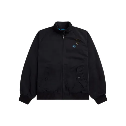 FRED PERRY Laurel Wreath Zip Куртка Куртки Пальто Женская Черная