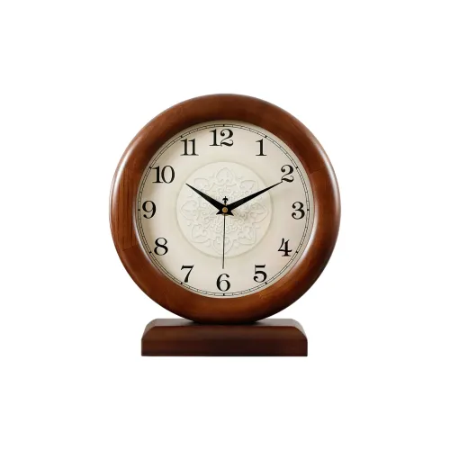 HENSE Механизм с плавным ходом секундной стрелки Wood Настольные часы Унисекс Белый HD397