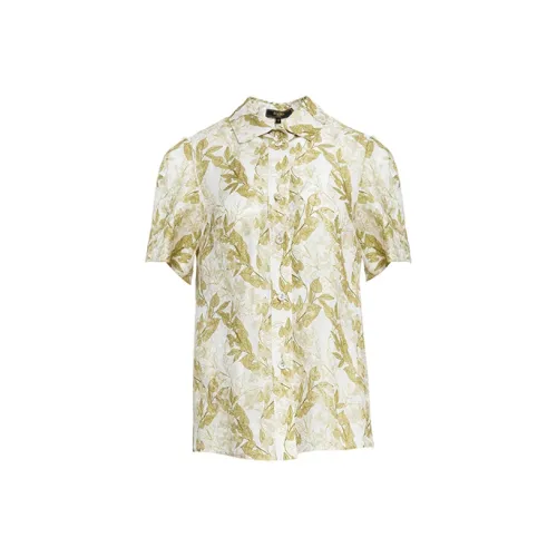 BESIONIA SS23 Рубашка Женская Желтая Узор