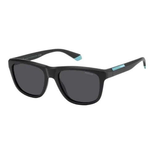 Polaroid Квадратные Солнцезащитные Очки Унисекс Черные