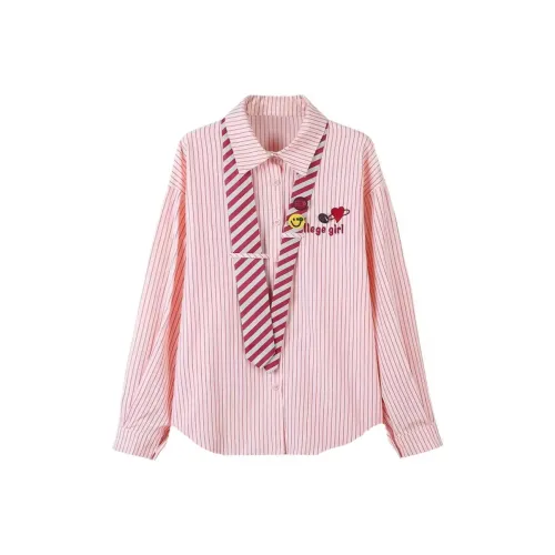 BDGU Розовые Женские Рубашки