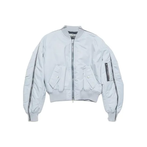 ACNE STUDIOS SS24 Куртки Пальто Женские Светло-Серый Синий