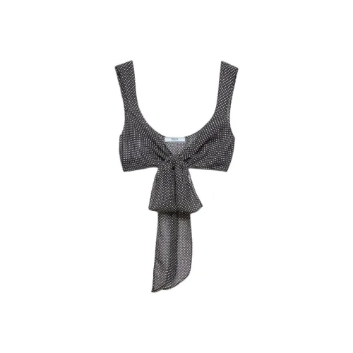 PRADA Черные Женские Короткие Топы