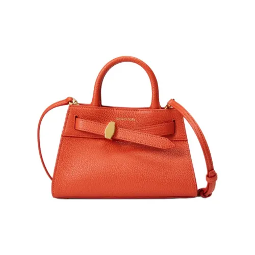 Veronica Beard Кожа Одно Плечо Сумка Мини Женская Оранжевая