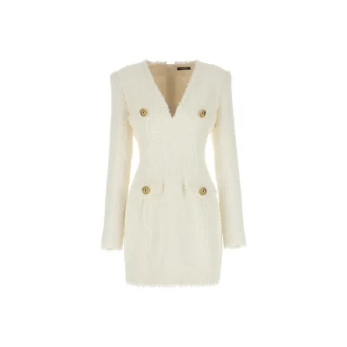 BALMAIN Куртки и Пальто Женские Экрю