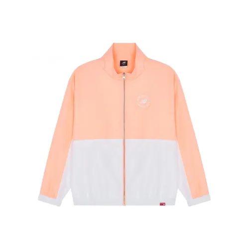 New Balance совместная брендированная куртка женская розовая