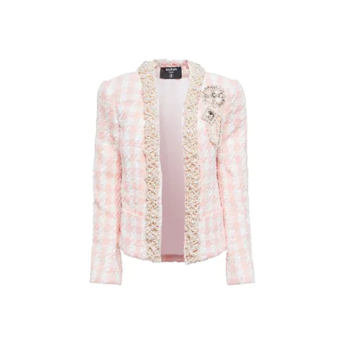 BALMAIN Розовые Женские Куртки